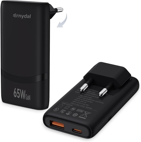65w usb slim ladegerät gan - usb,