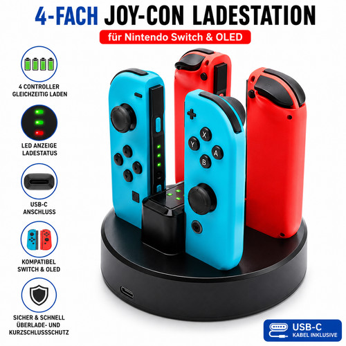 Joy con ladestation - joy-con, für