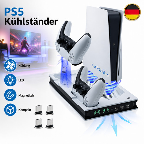 Magnetisch ps5 kühlständer - ps5,