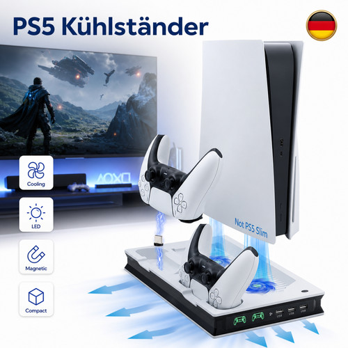 Kühlständer ps5 mit - kühlständer,