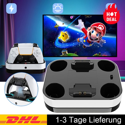 2in1 ladestation für ps5 - ladestation,